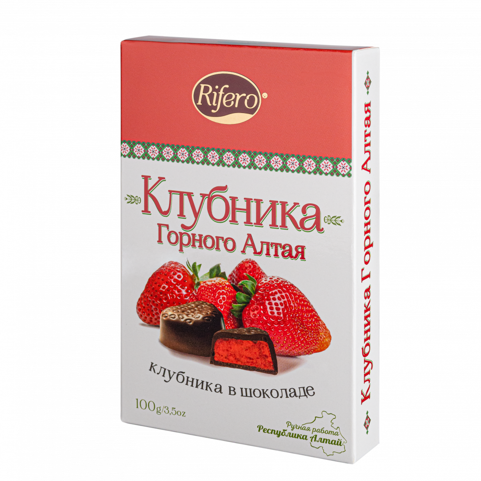  Риф и ко Конфеты "КЛУБНИКА Горного Алтая" 100г        в Краснодаре