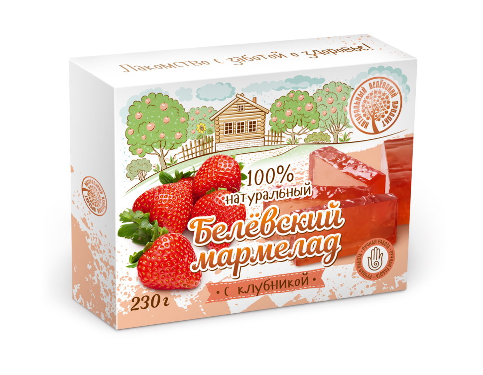  Мармелад белевский "Клубника" 230г в Краснодаре
