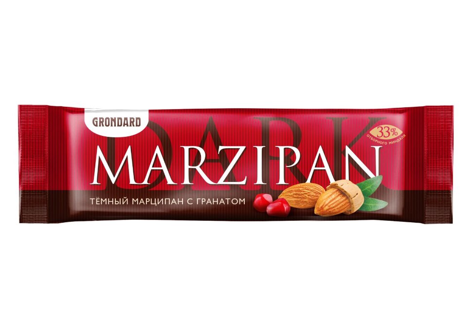  TM Grondard     (10973) Батончики глазированные Марципановые ГРАНАТ, (24шт по 50г)       в Краснодаре