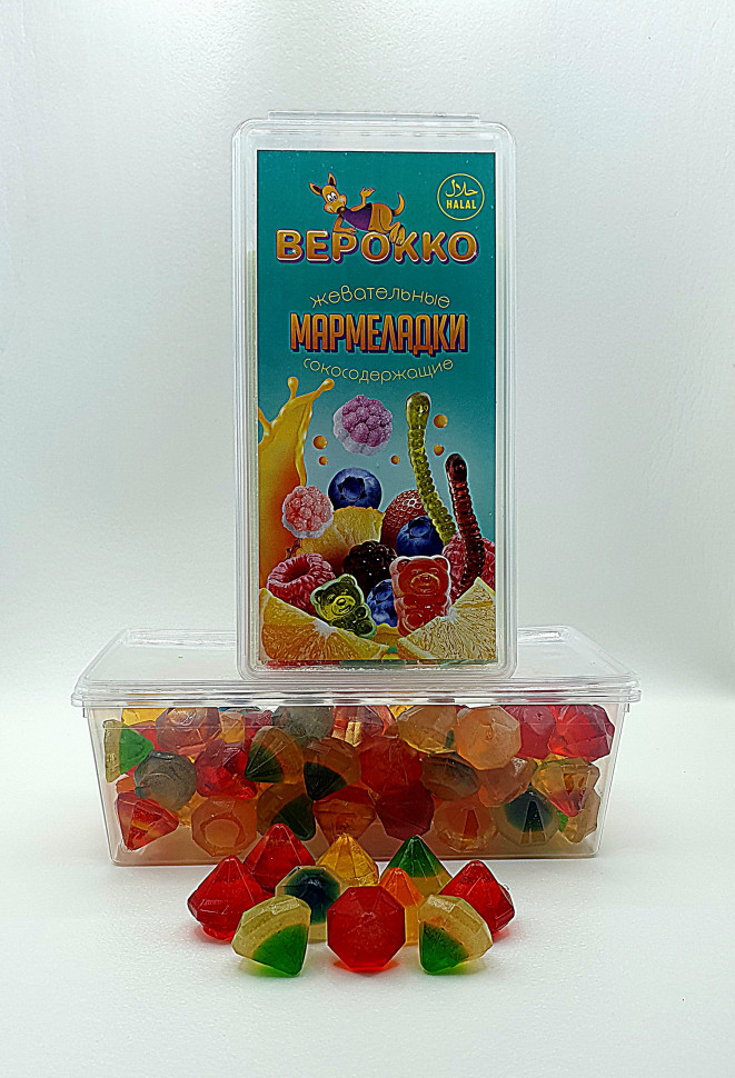  Жевательный мармелад Самоцветы, 250г      в Краснодаре